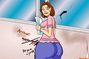 בחור xryh xex רומנטי רזה בלונדינית בהריסות.